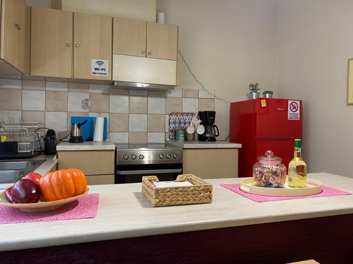 Cozy And Quiet Mini City Apartment Trikala  Ngoại thất bức ảnh