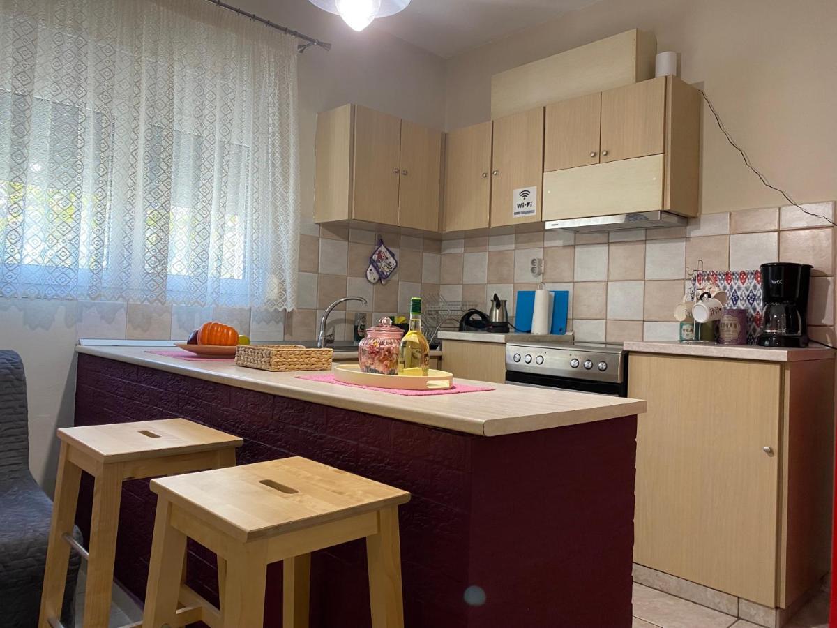 Cozy And Quiet Mini City Apartment Trikala  Ngoại thất bức ảnh