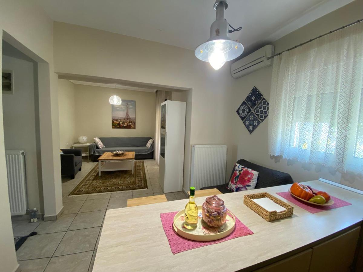 Cozy And Quiet Mini City Apartment Trikala  Ngoại thất bức ảnh
